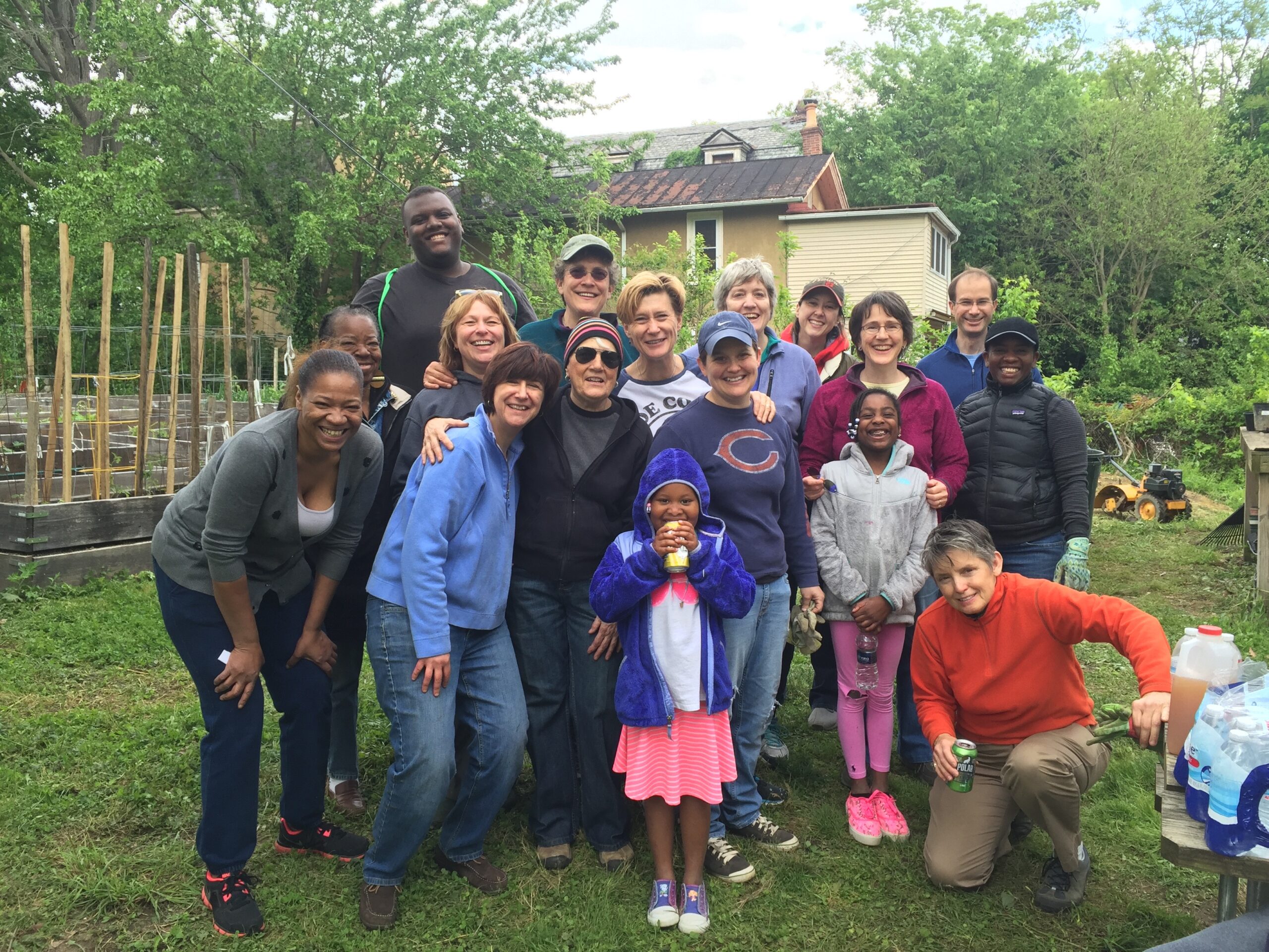 GO! and Hansberry Garden group picture