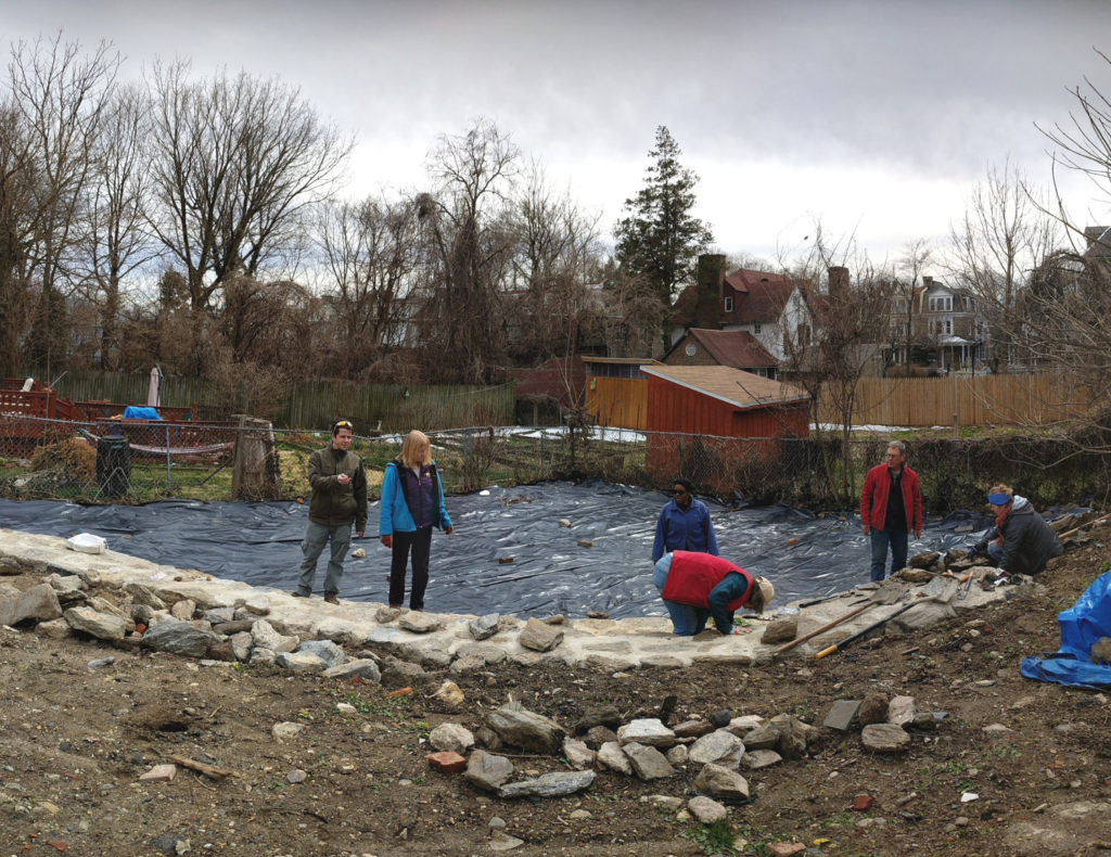 photo: amphitheater in process of construction