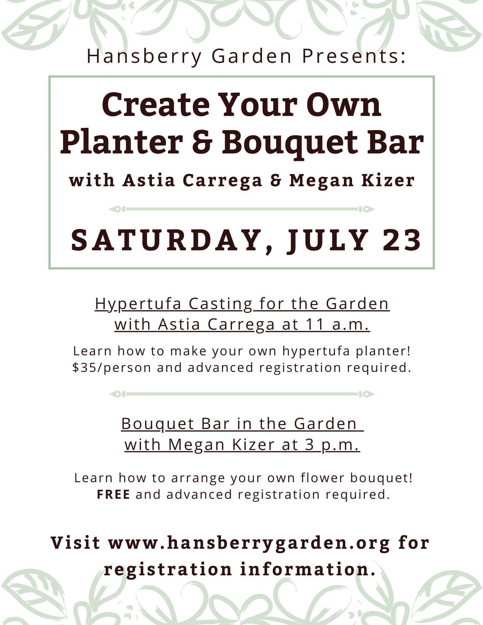 Create Your Own Planter & Bouquet Bar